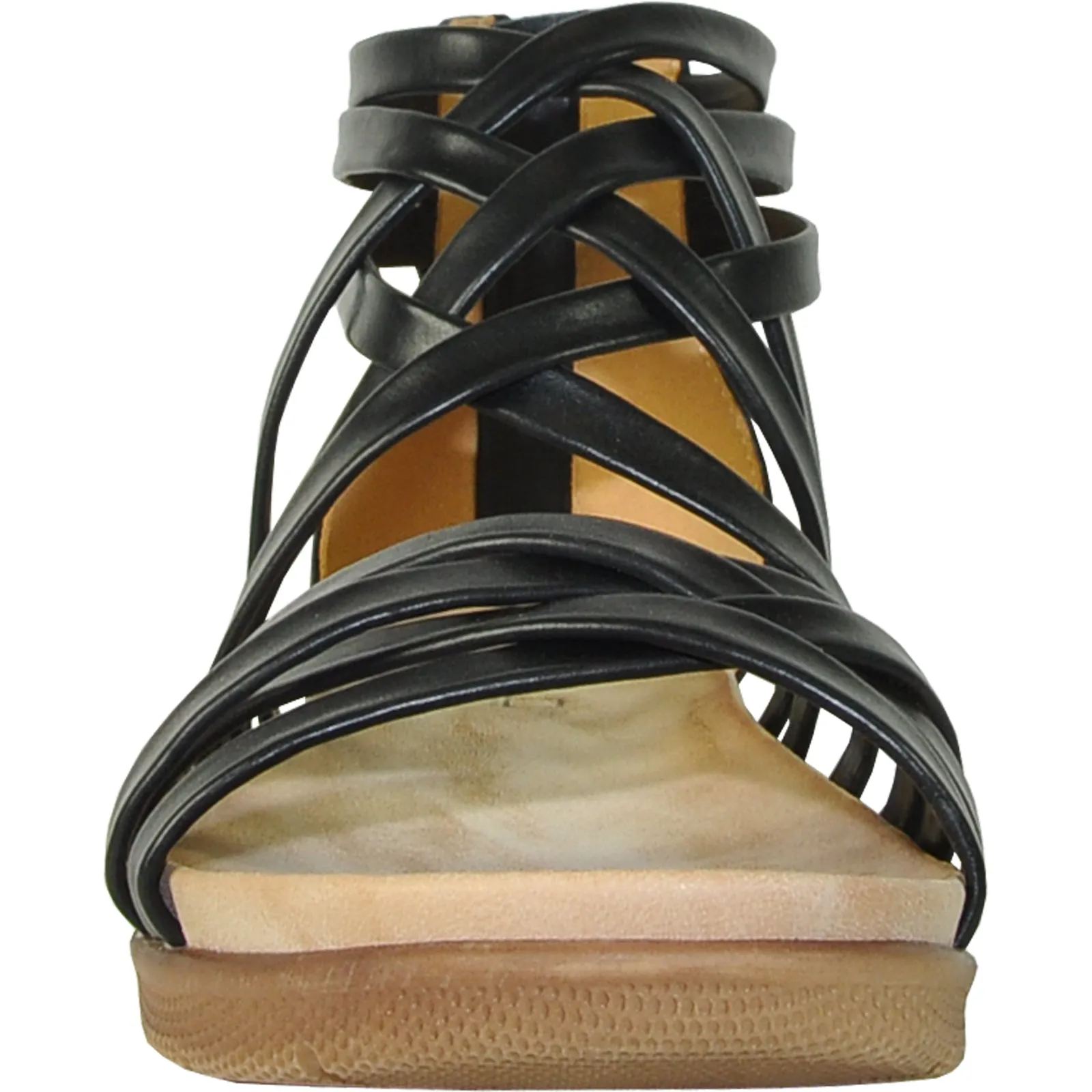 VANGELO Women Sandal FIONA Flat Sandal Black