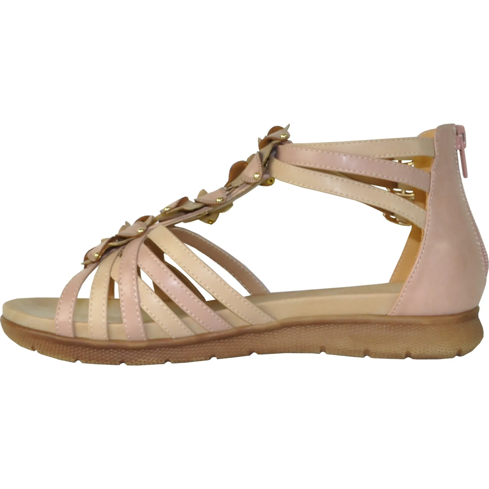 VANGELO Women Sandal LILA Flat Sandal Pink