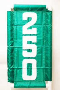 Vertical Nylon Range Banner - Green