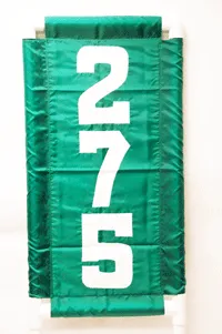 Vertical Nylon Range Banner - Green