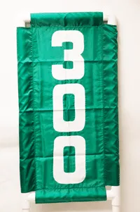 Vertical Nylon Range Banner - Green