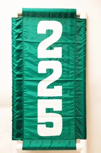 Vertical Nylon Range Banner - Green