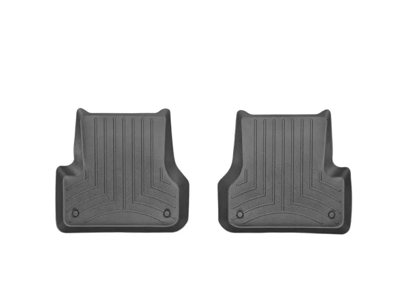 WeatherTech 12  Audi A6 Rear FloorLiner - Black