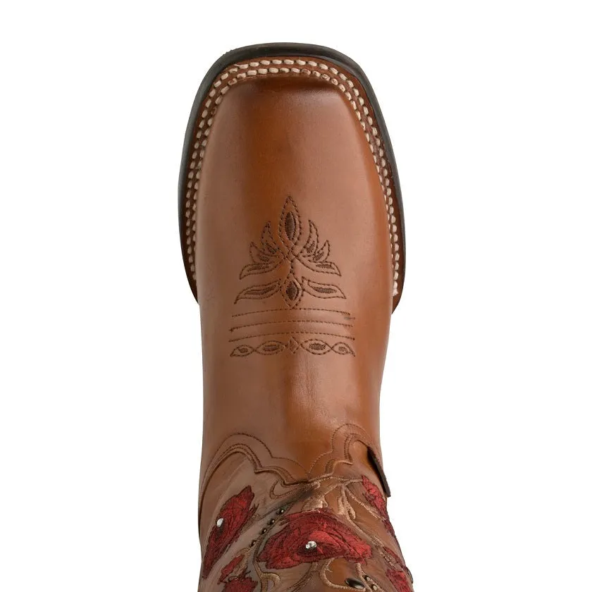 Women's Felipa Floral Embroidered Cowgirl Boots - Square Toe