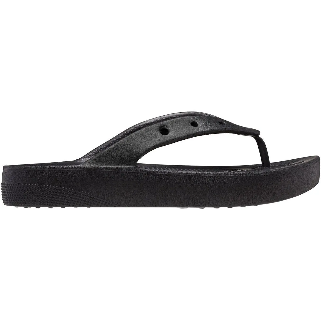 Women's Flip-Flops Crocs Classic Platform Flip Black 207714 001 38-39