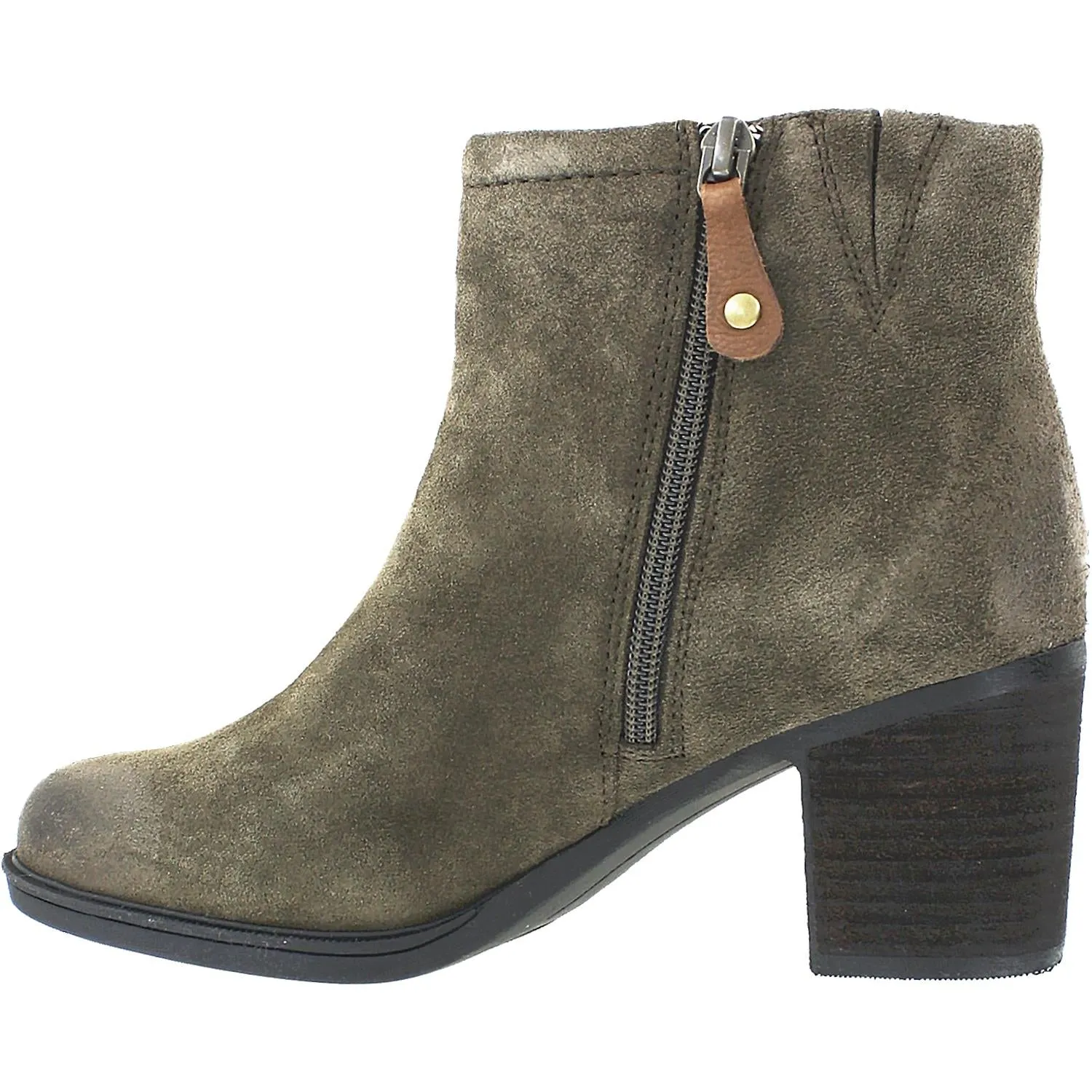 Women's Rockport Cobb Hill Natashya Bootie Caribou Suede