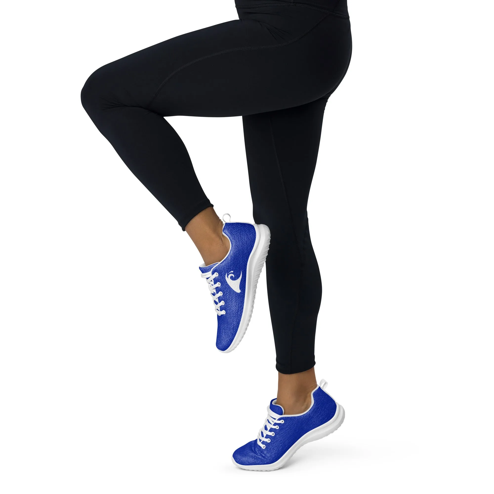 Women’s Royal Blue Athleisure Shoes with Extremely Stoked Epic Wave Logo