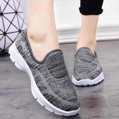 Women's slip on sneakers running shoes comfy walking shoes