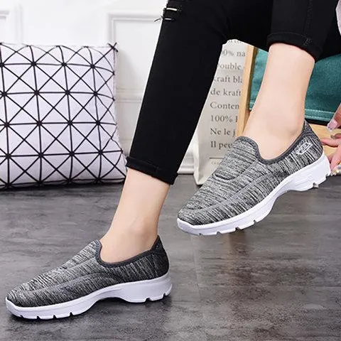 Women's slip on sneakers running shoes comfy walking shoes