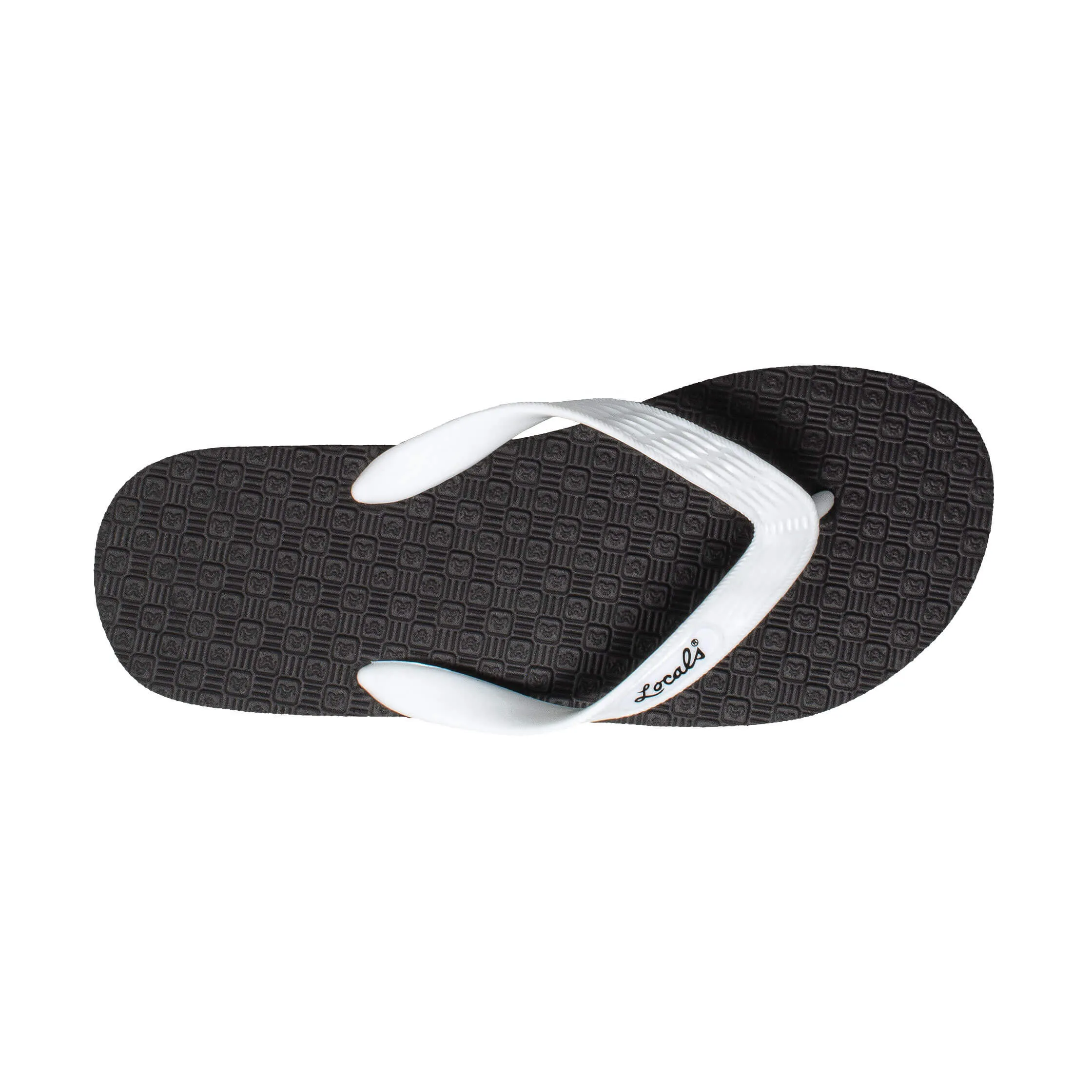 Women's Solid White Strap Slippah