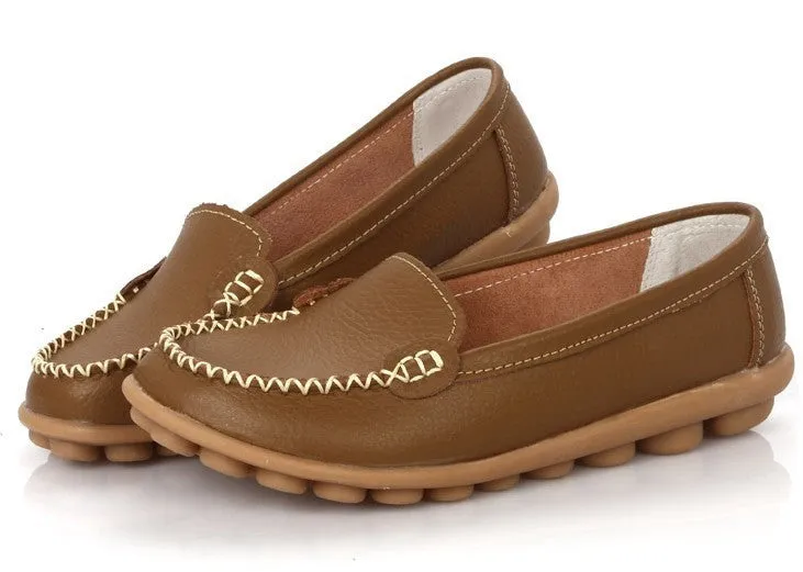 Women's Summer Leather Loafers