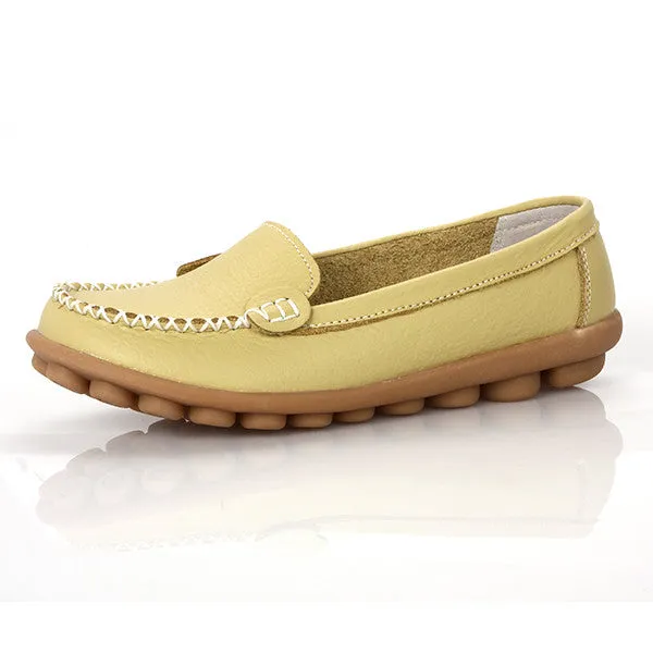 Women's Summer Leather Loafers