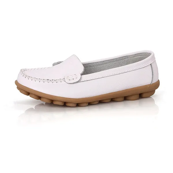 Women's Summer Leather Loafers