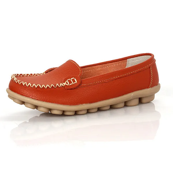 Women's Summer Leather Loafers