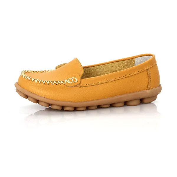 Women's Summer Leather Loafers