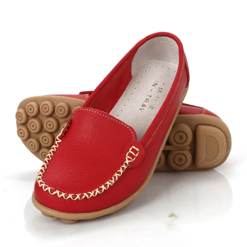 Women's Summer Leather Loafers