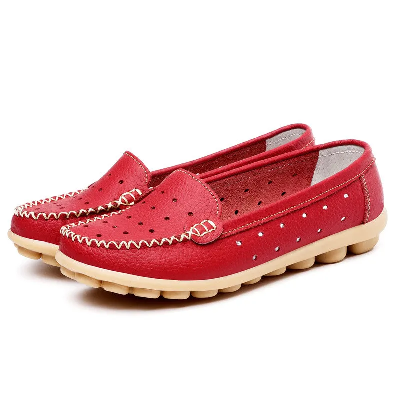 Women's Summer Leather Loafers