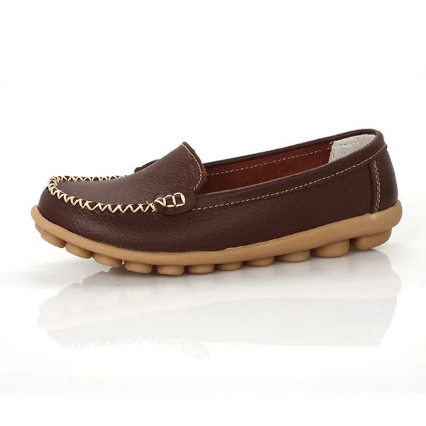 Women's Summer Leather Loafers