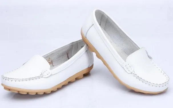 Women's Summer Leather Loafers