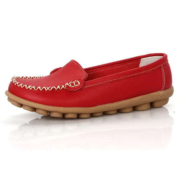 Women's Summer Leather Loafers