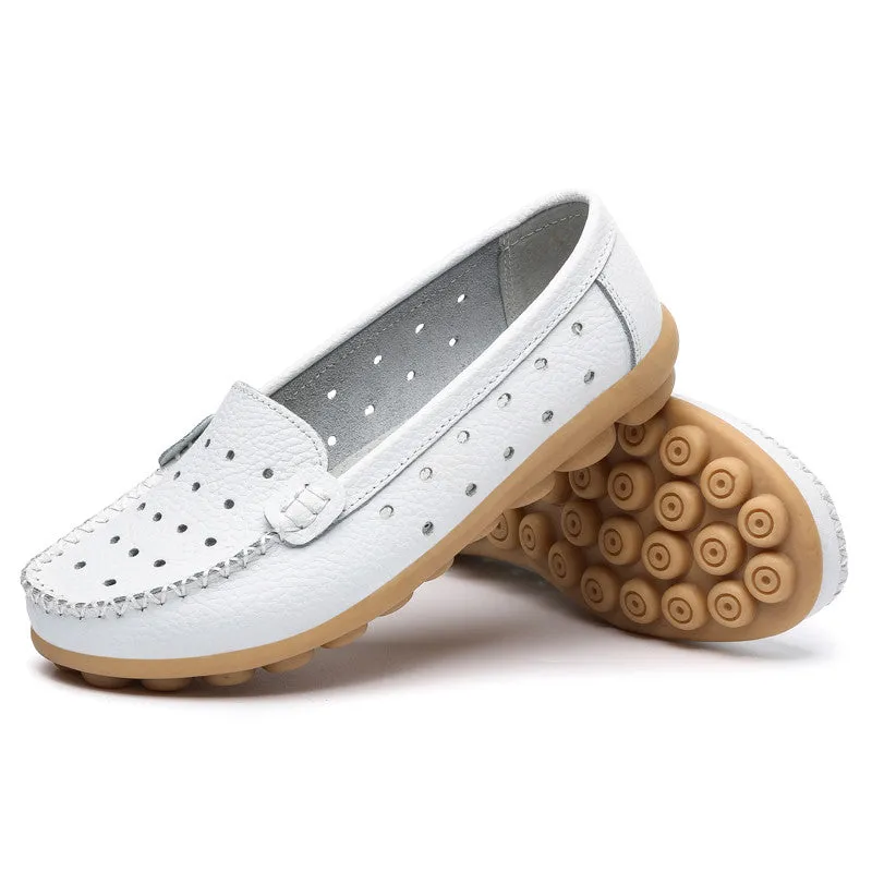 Women's Summer Leather Loafers