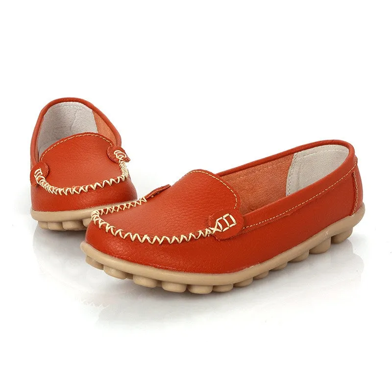 Women's Summer Leather Loafers