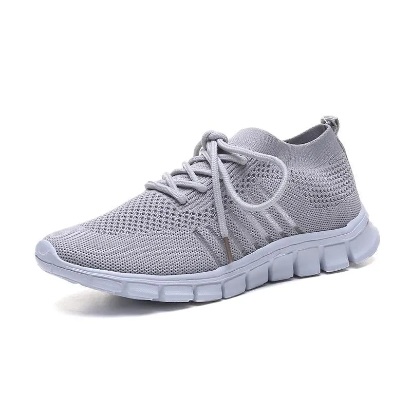 Women's tennis shoes Knitting sneakers breathable best shoes for walking