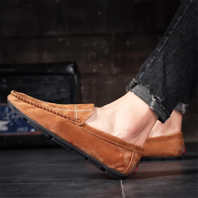 xiangtuibao Genuine Leather Men Casual Shoes Male Loafers Breathable Moccasins Slip On Driving Shoes Mens Flats Zapatos De Hombre