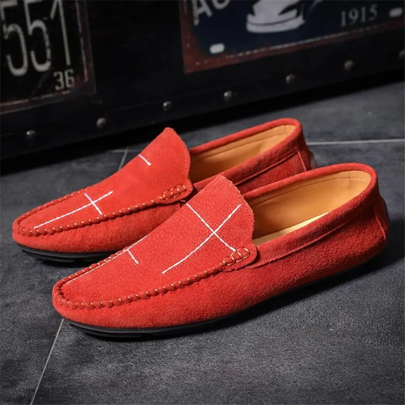 xiangtuibao Genuine Leather Men Casual Shoes Male Loafers Breathable Moccasins Slip On Driving Shoes Mens Flats Zapatos De Hombre