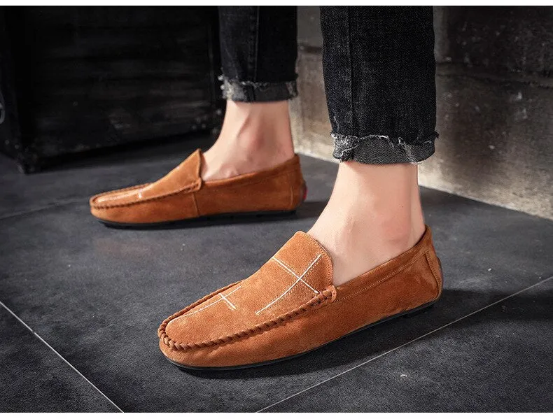 xiangtuibao Genuine Leather Men Casual Shoes Male Loafers Breathable Moccasins Slip On Driving Shoes Mens Flats Zapatos De Hombre